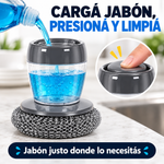 Cepillo Dosificador 3 en 1 para Ollas y Tapas