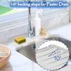 Protector Salpicaduras Fregadero Silicona Color Gris