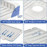 Protector Salpicaduras Fregadero Silicona Color Gris