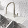 Protector Salpicaduras Fregadero Silicona Color Gris