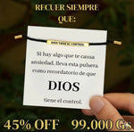 Pulsera Dios tiene el Control