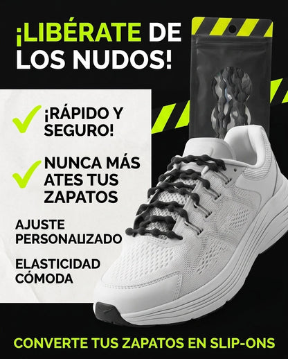 Cordones Elásticos Sin Nudo para Correr