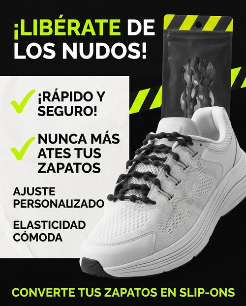 Cordones Elásticos Sin Nudo para Correr