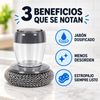 Cepillo Dosificador 3 en 1 para Ollas y Tapas