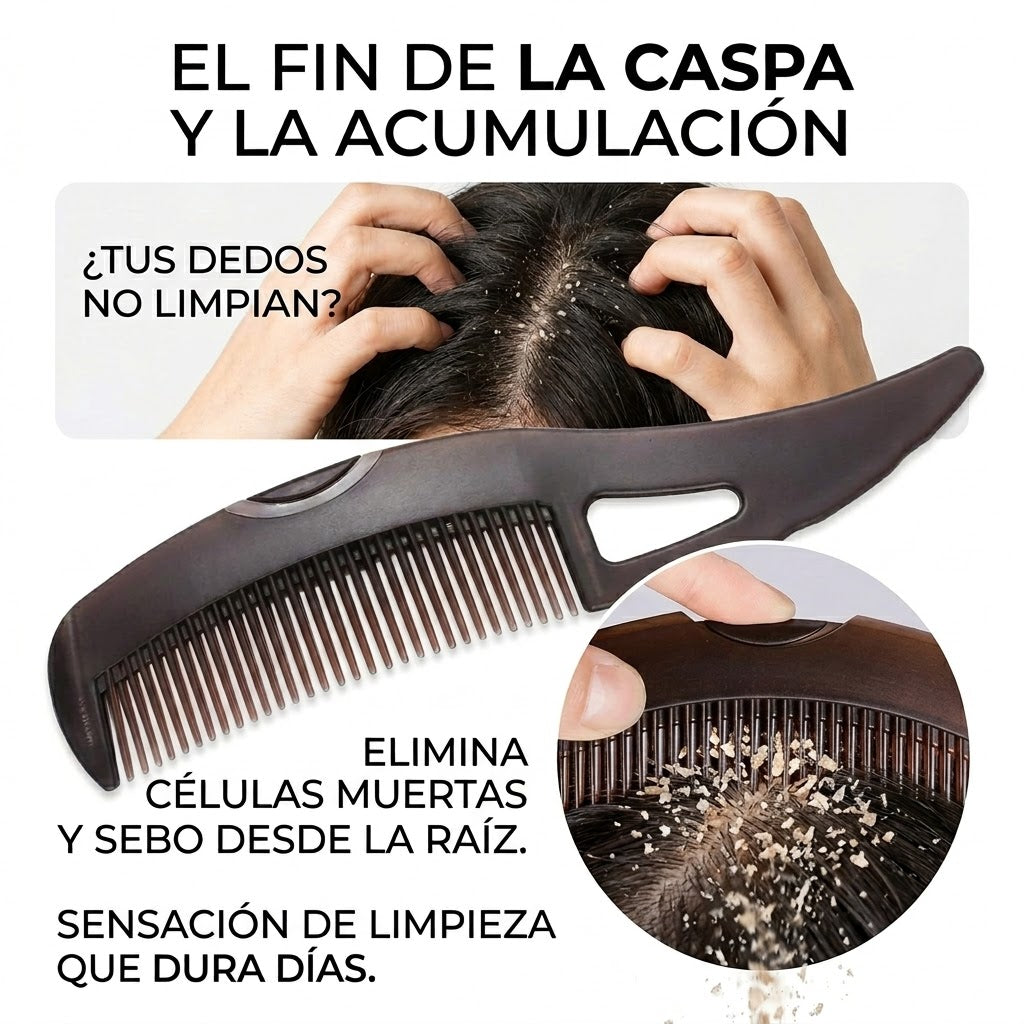 Peine Anticaspa Autolimpiante