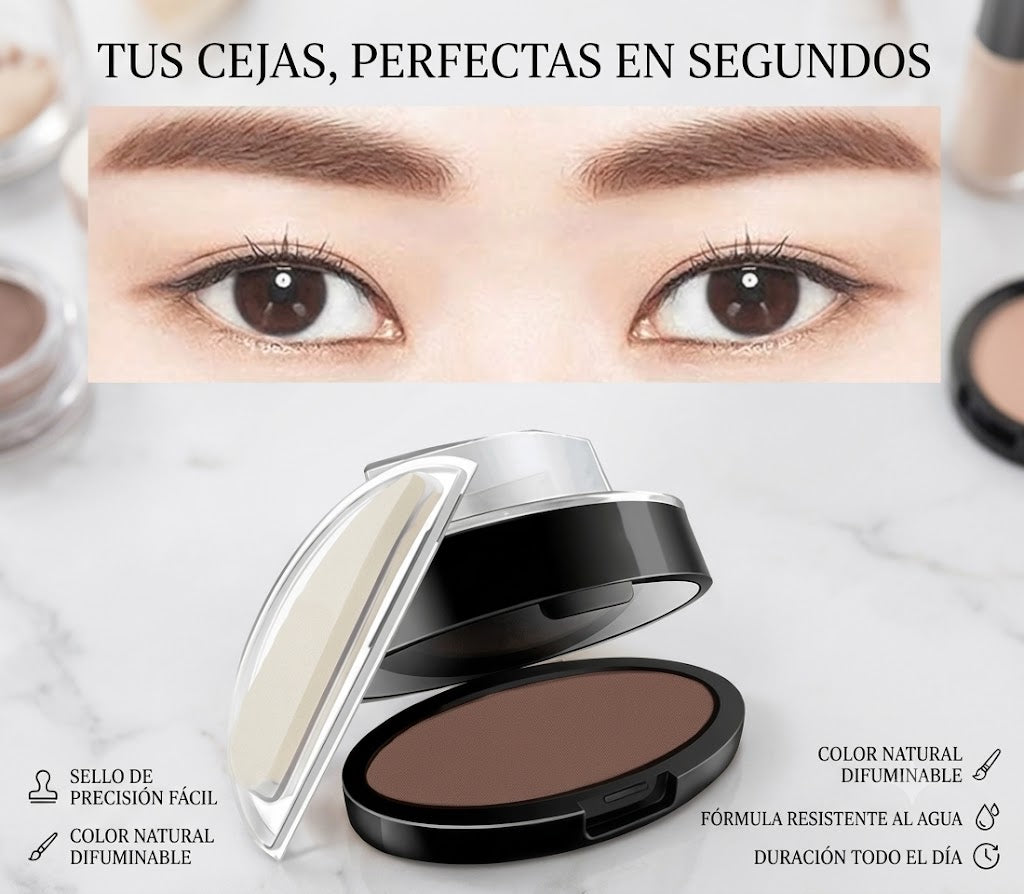 Sello de cejas en polvo