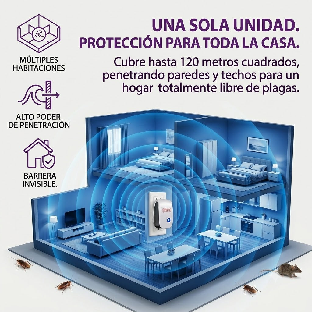 Repelente Ultrasónico de Plagas