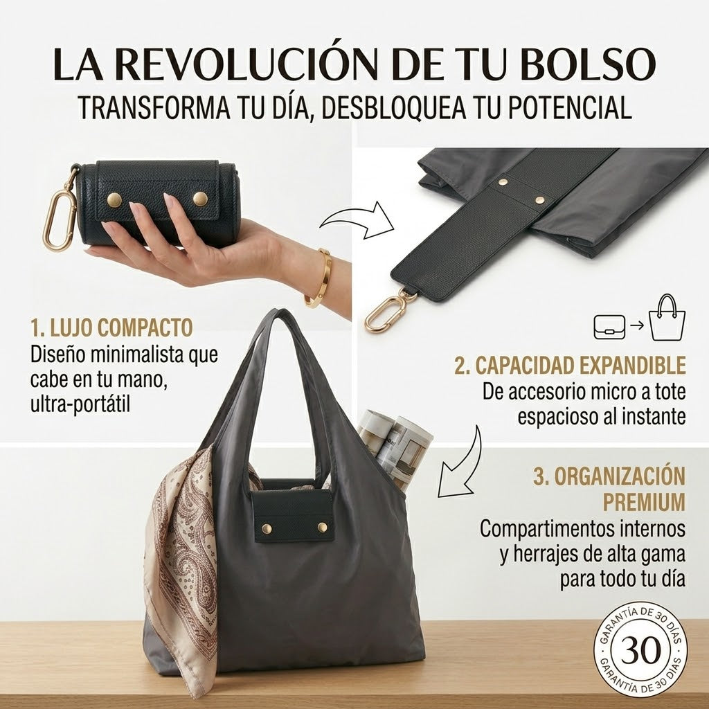 Bolsa de Compra Plegable con Llavero
