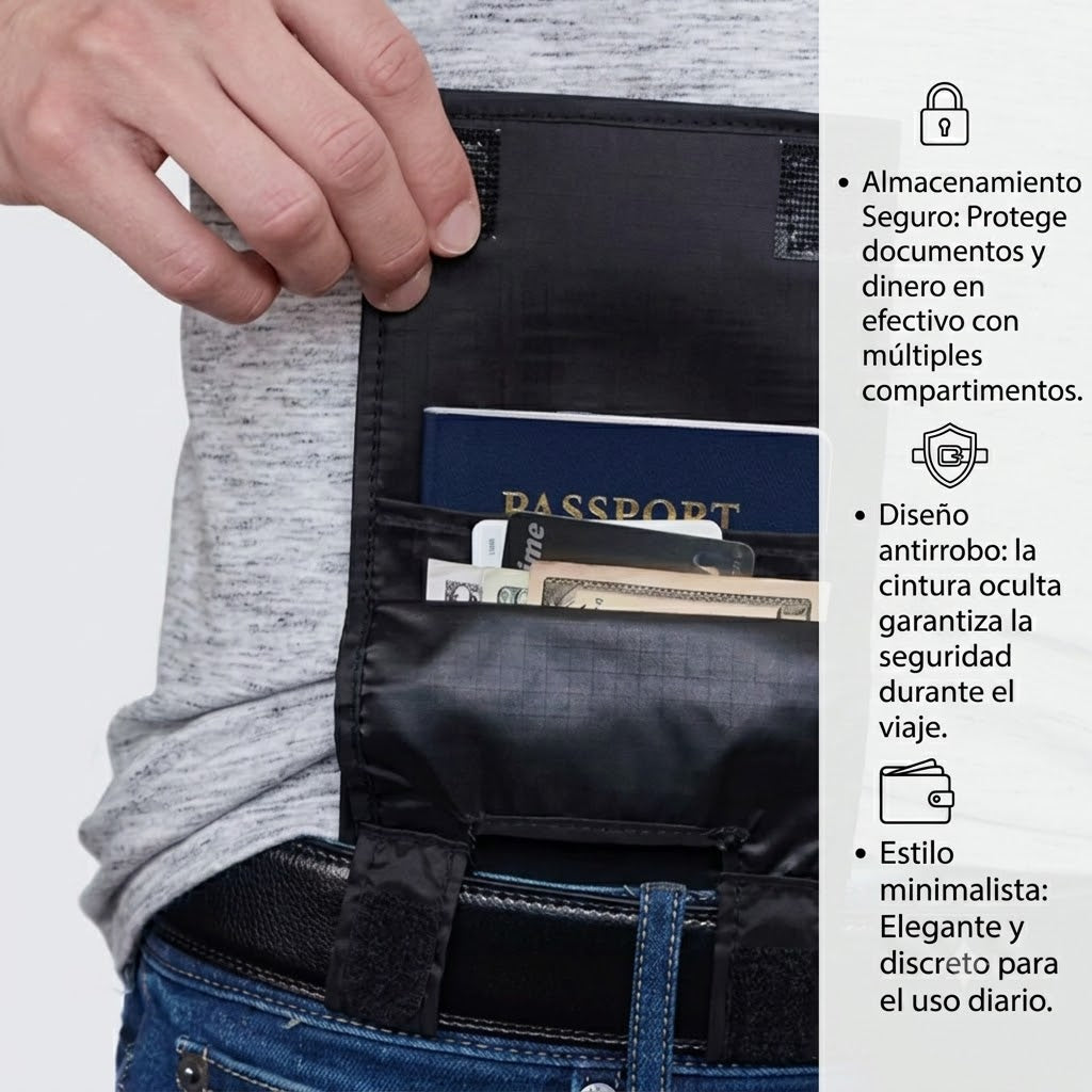 Cartera Oculta para Cinturón