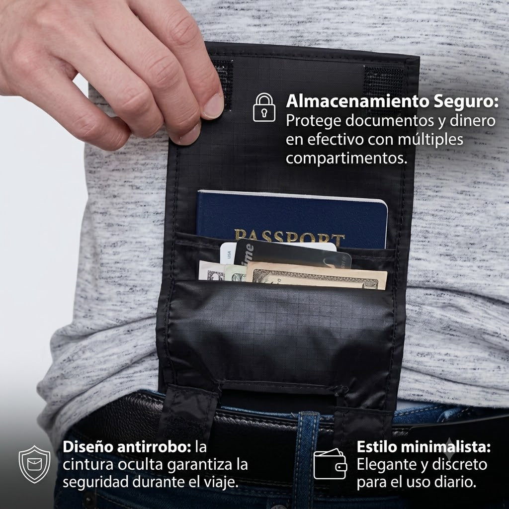 Cartera Oculta para Cinturón