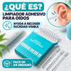 Limpiador Adhesivo para Oídos – Pack de 24