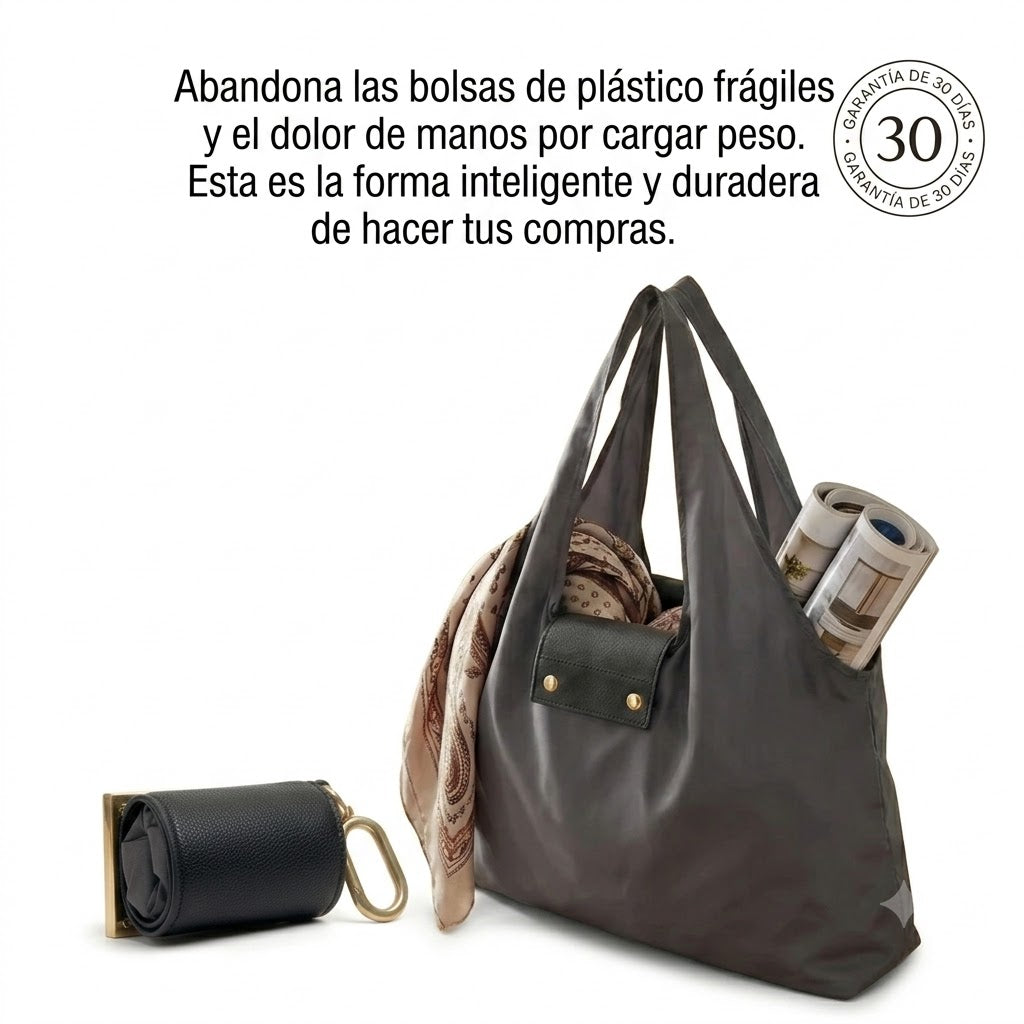 Bolsa de Compra Plegable con Llavero