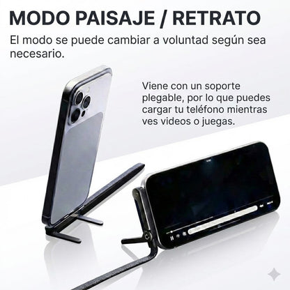 Cable USB C con Soporte y Angulo