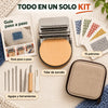 Kit de tejer para zurcido de ropa