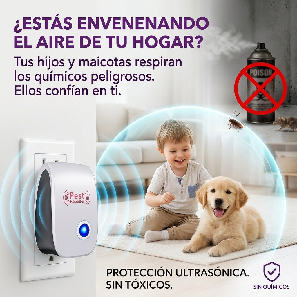 Repelente Ultrasónico de Plagas