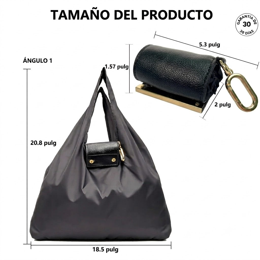 Bolsa de Compra Plegable con Llavero
