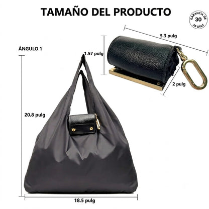 Bolsa de Compra Plegable con Llavero