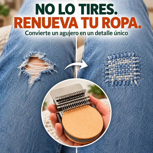 Kit de tejer para zurcido de ropa
