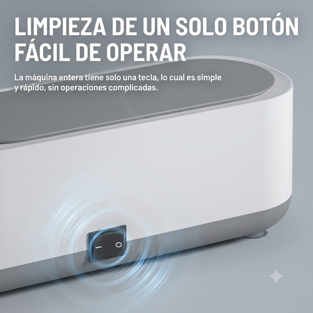 Limpiador ultrasónico para joyas