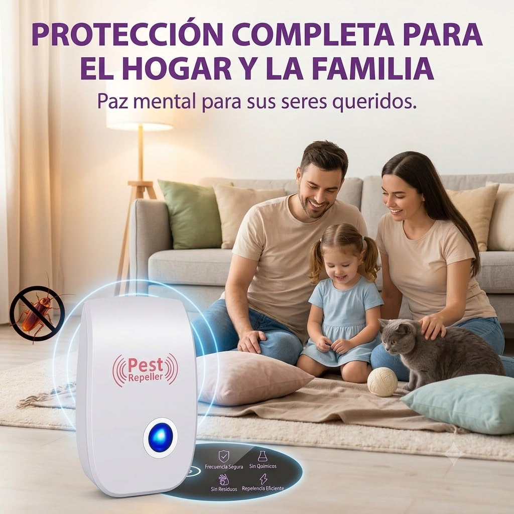 Repelente Ultrasónico de Plagas