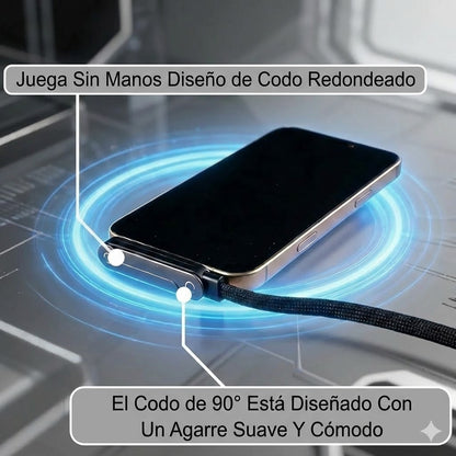 Cable USB C con Soporte y Angulo