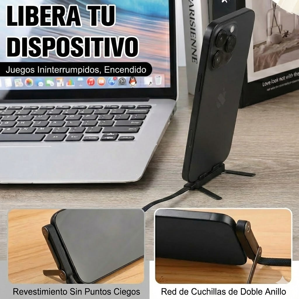 Cable USB C con Soporte y Angulo
