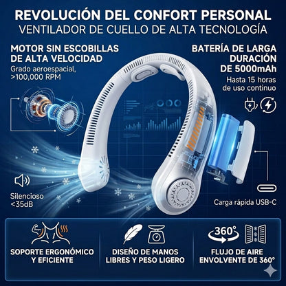 Ventilador de Cuello Portátil