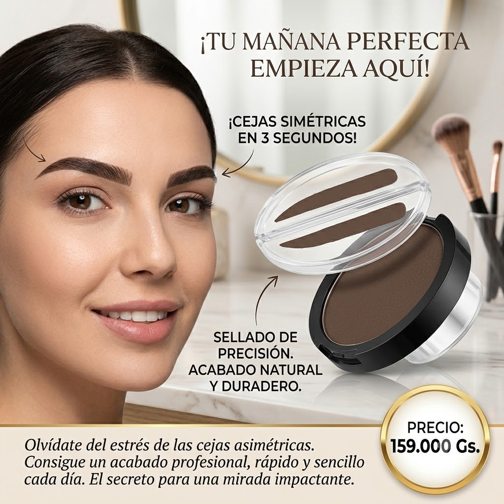 Sello de cejas en polvo