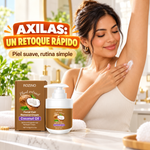 Crema Depilatoria Facial con Aceite de Coco