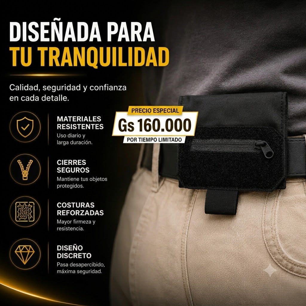 Cartera Oculta para Cinturón