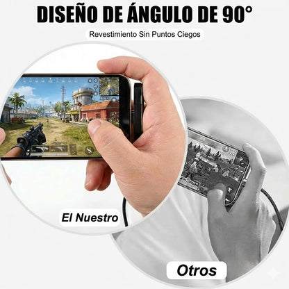 Cable USB C con Soporte y Angulo