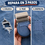 Kit de tejer para zurcido de ropa