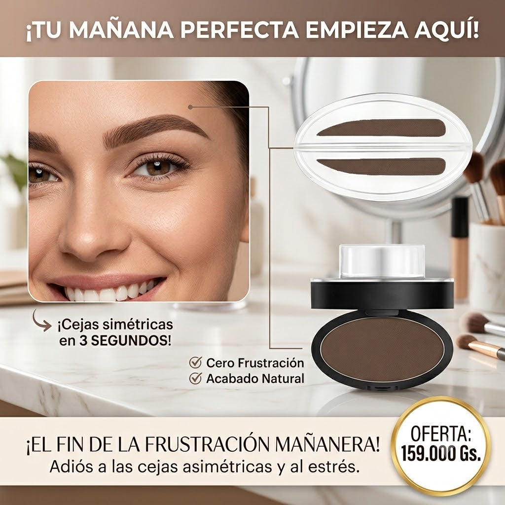 Sello de cejas en polvo