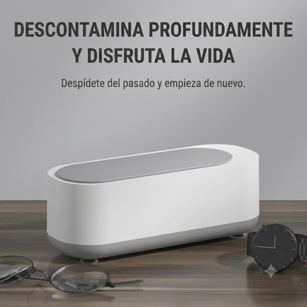 Limpiador ultrasónico para joyas