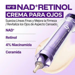 Crema Coreana Nº9 para el Contorno de Ojos | Retinol + NAD+
