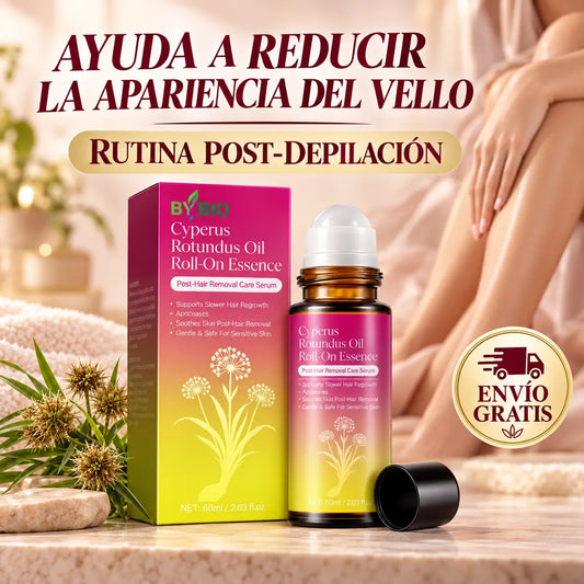 Aceite de Cyperus para disminuir el vello