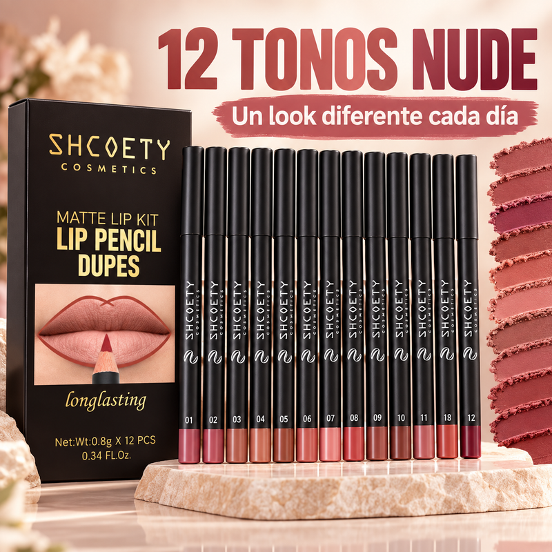 Set de 12 Lápices Delineadores Mate