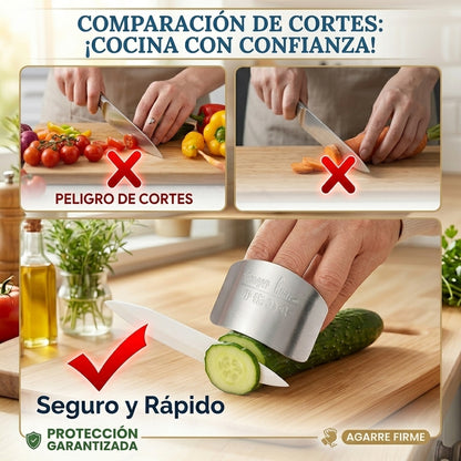 Protector de Dedos de Acero Inoxidable para Cocina