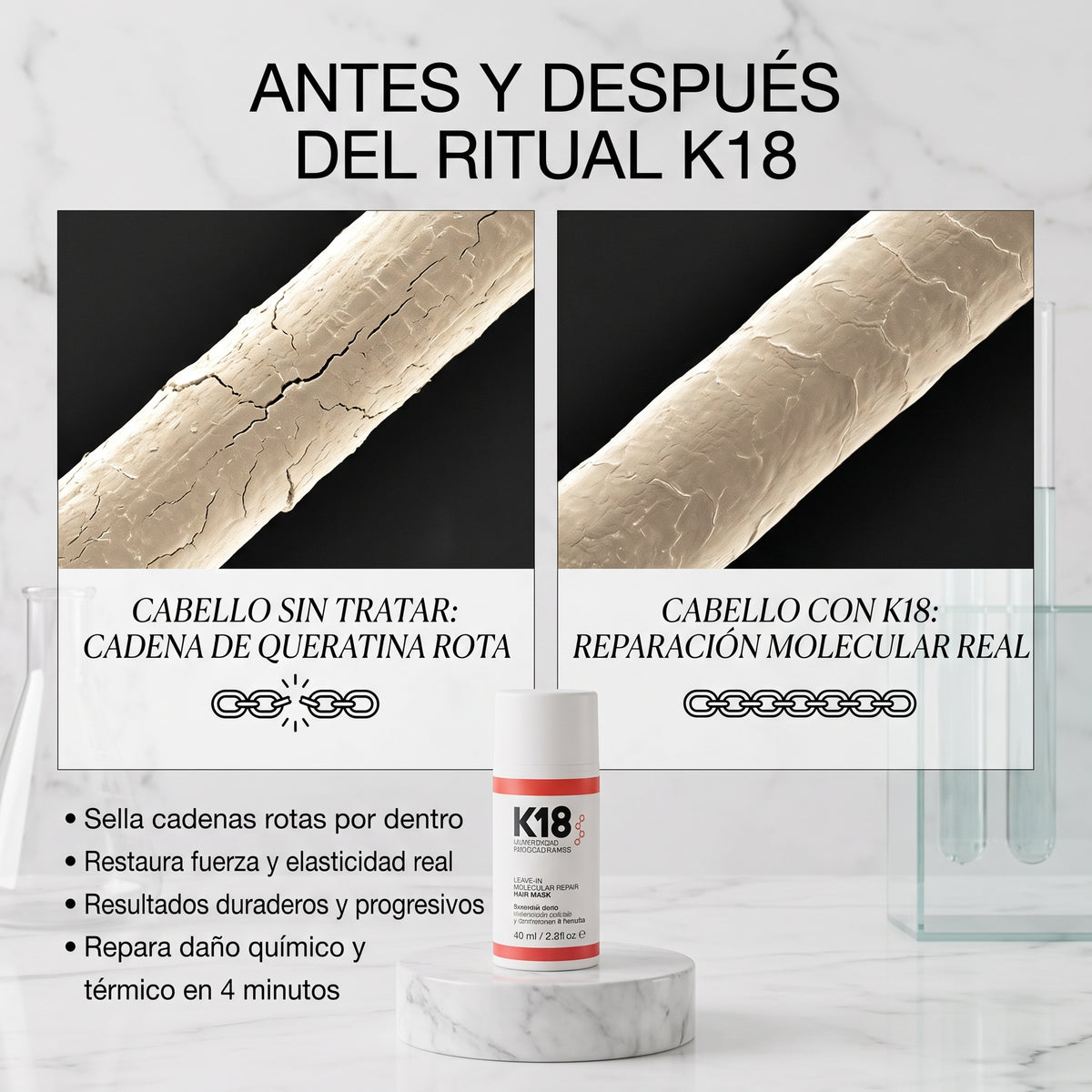 K18 Mascarilla Reparadora Capilar