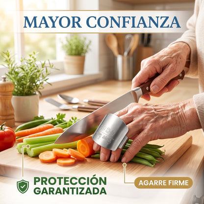 Protector de Dedos de Acero Inoxidable para Cocina