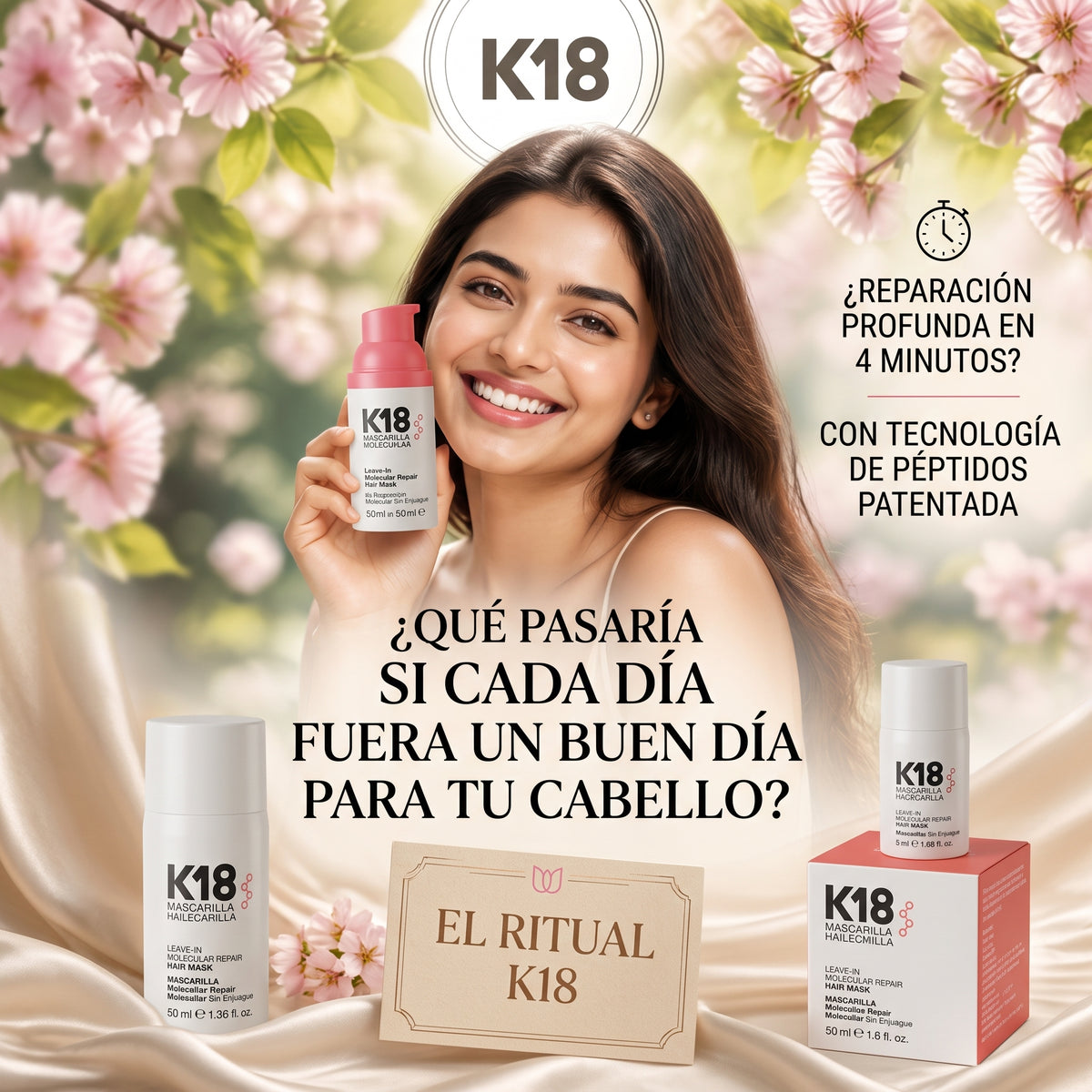 K18 Mascarilla Reparadora Capilar