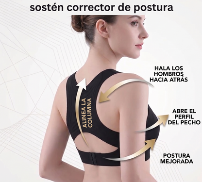 Sostén Corrector Postura NEGRO