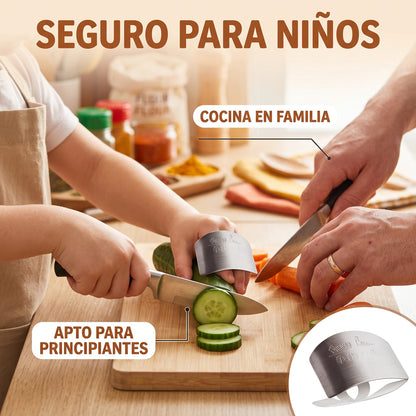 Protector de Dedos de Acero Inoxidable para Cocina