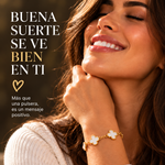 Pulsera Trébol Ajustable — Un detalle de suerte para él o para ella