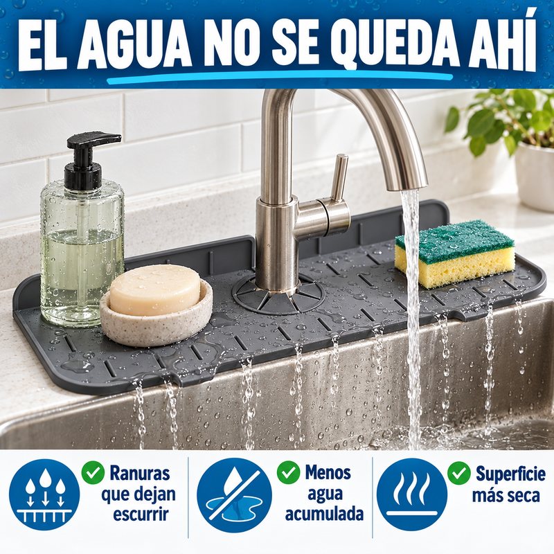Adiós a los charcos detrás del grifo