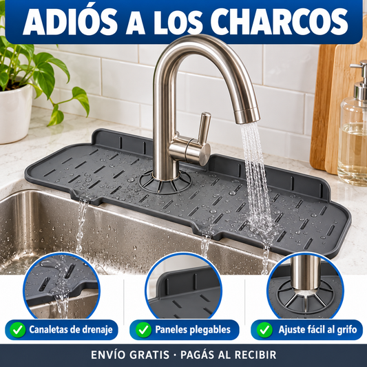 Adiós a los charcos detrás del grifo