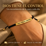 Pulsera “Dios Tiene el Control” — Ajustable y lista para regalar